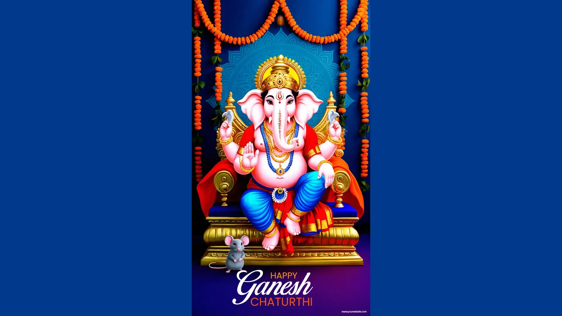 Ganesh Chaturthi Festival Instagram Story PSD Template